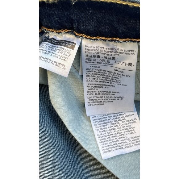 Levi’s 569 Men’s Loose Straight Stretch Jeans NWT Blue Denim Size 42x30 - Picture 10 of 16